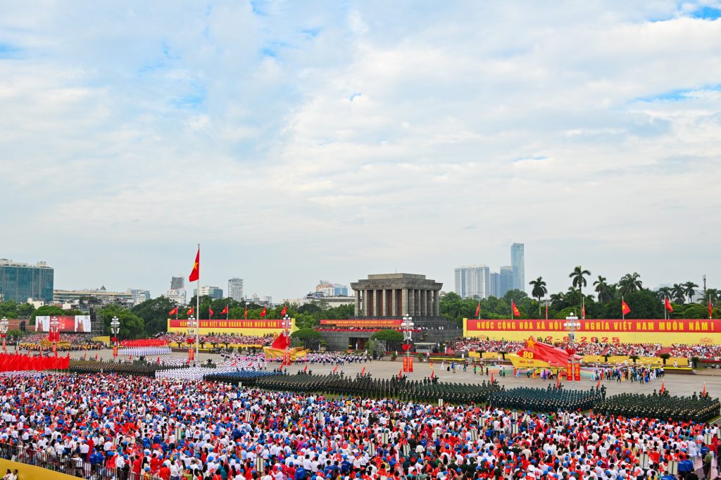 Toàn cảnh lễ diễu binh, diễu hành tại Quảng trường Ba Đình