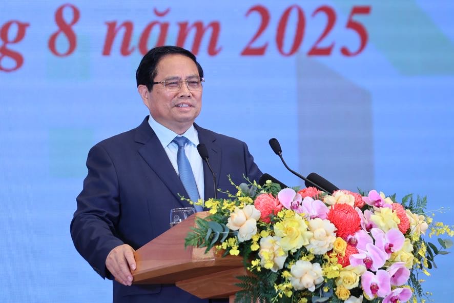Ủy viên Bộ Chính trị, Thủ tướng Chính phủ Phạm Minh Chính phát biểu chỉ đạo Hội nghị
